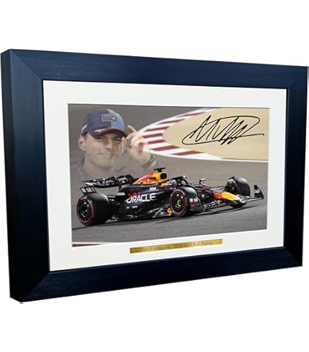 Amazon.com: 12x8 A4 Max Verstappen 3 Times World Champion Winner